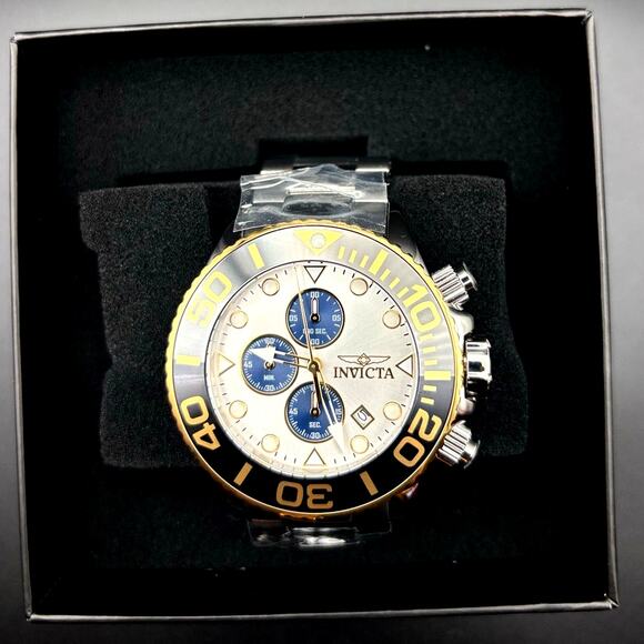 Invicta Grand Diver 48589 Men’s Chronograph 52mm Stainless Steel 100M NIBWT - Picture 6 of 17